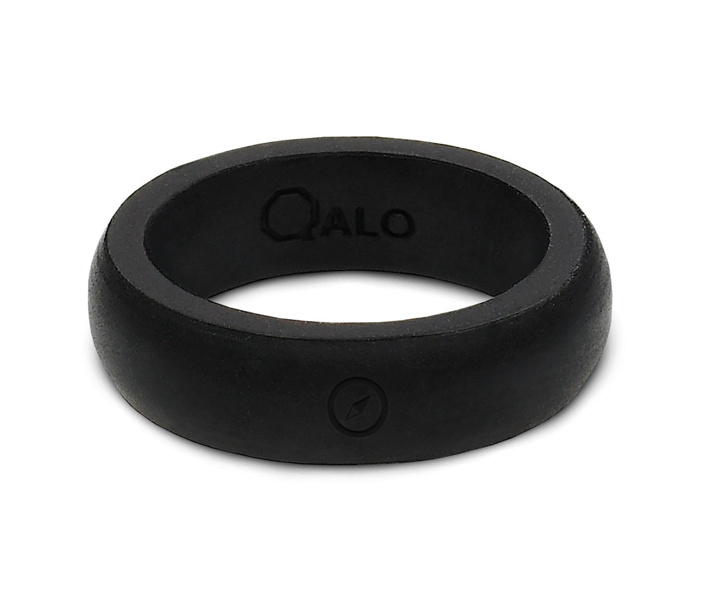 Women's Outdoors Black Silicone Ring