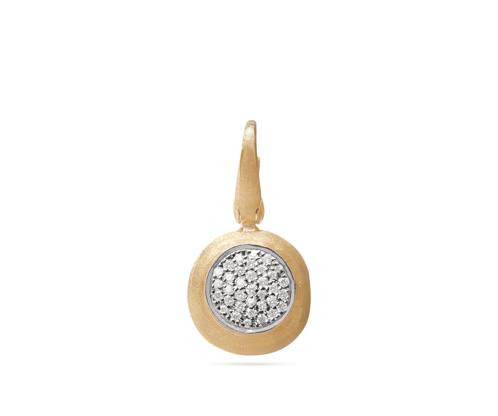 Marco Bicego Jaipur Collection 18K Yellow Gold Small Pendant with Pave Diamonds