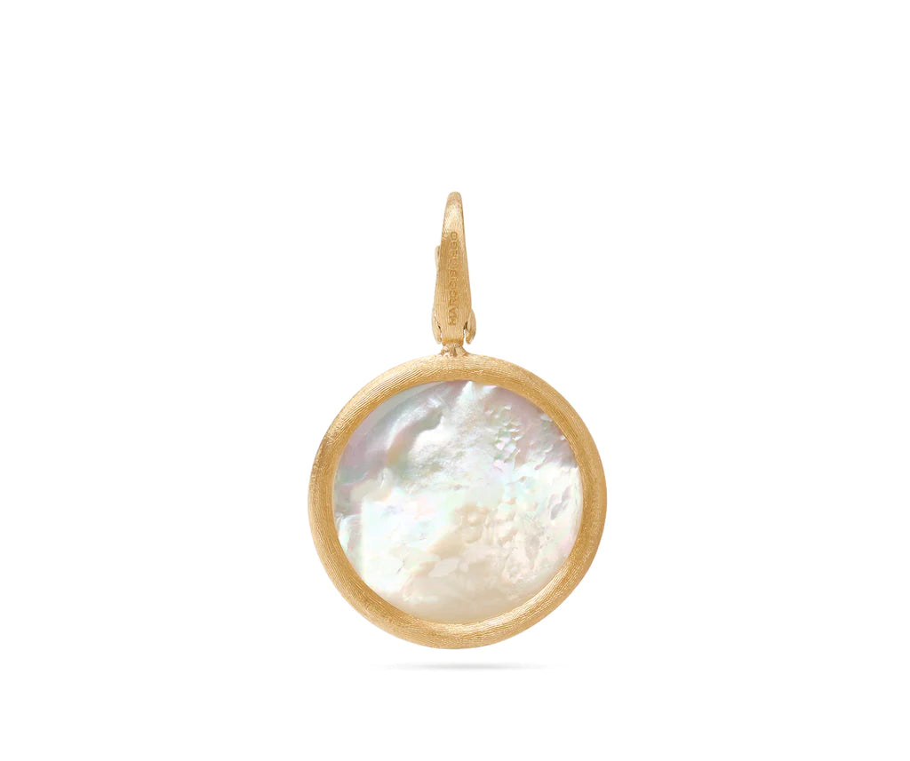 Marco Bicego Jaipur Collection 18K Yellow Gold Mother of Pearl Medium Pendant