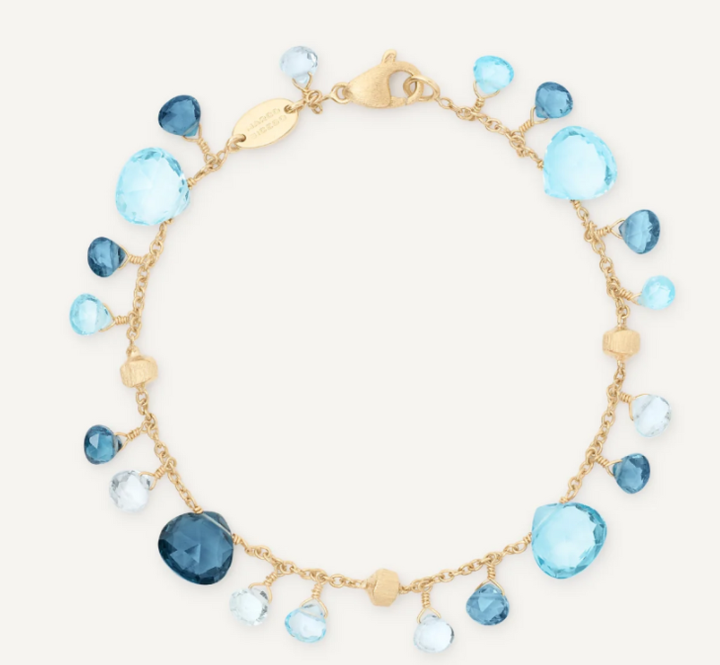 PARADISE  18K Yellow Gold Mixed Topaz Single-Strand Bracelet