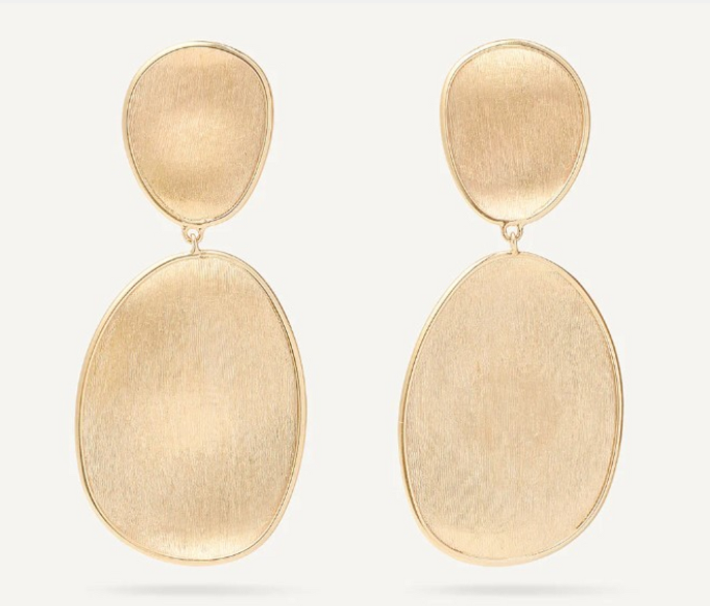 18K Yellow Gold Lunaria Earrings