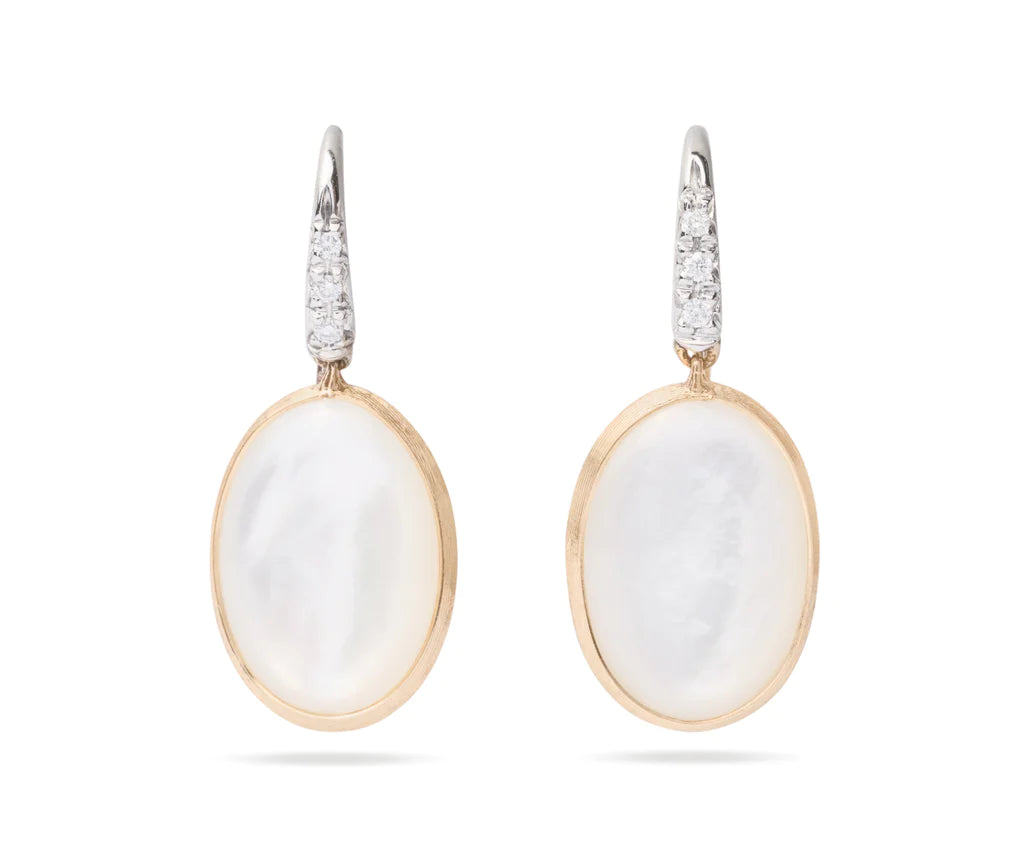 Marco Bicego Siviglia Collection Mother of Pearl Hook Earrings