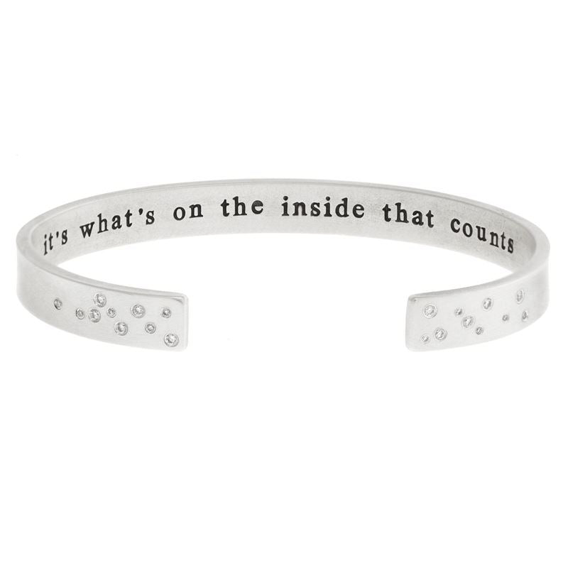 Heather B. Moore On The Inside Quote Flat Cuff