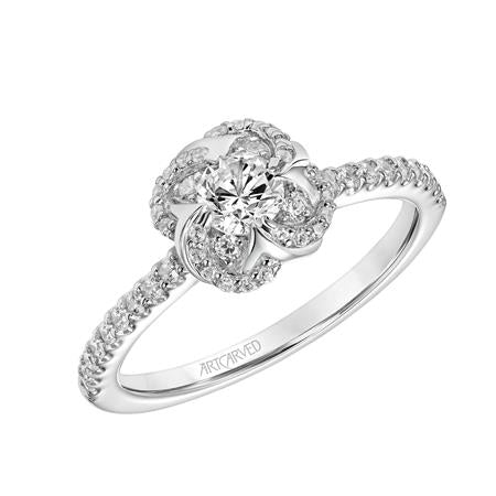 ArtCarved "Dominique" Engagement Ring