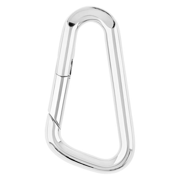 Large Silver Carabiner Hinge
