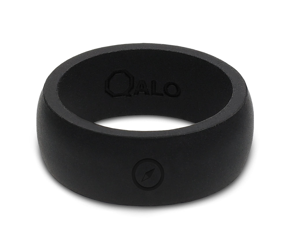 Men's Outdoors Black Silicone Ring