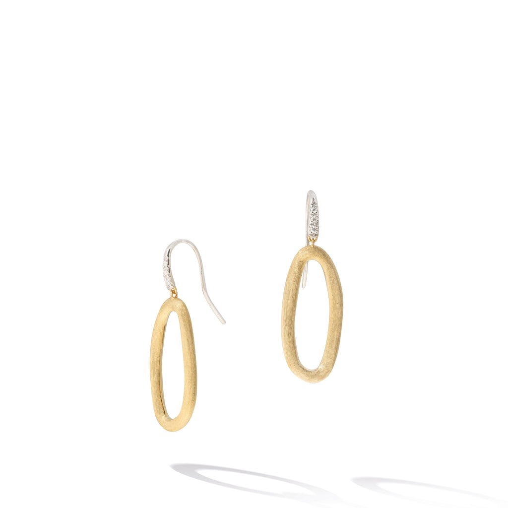 Marco Bicego Jaipur Gold Diamond Drop Earrings